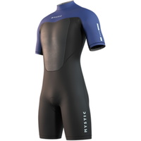 Mens Brand 3/2mm Back Zip Flatlock Shorty Wetsuit